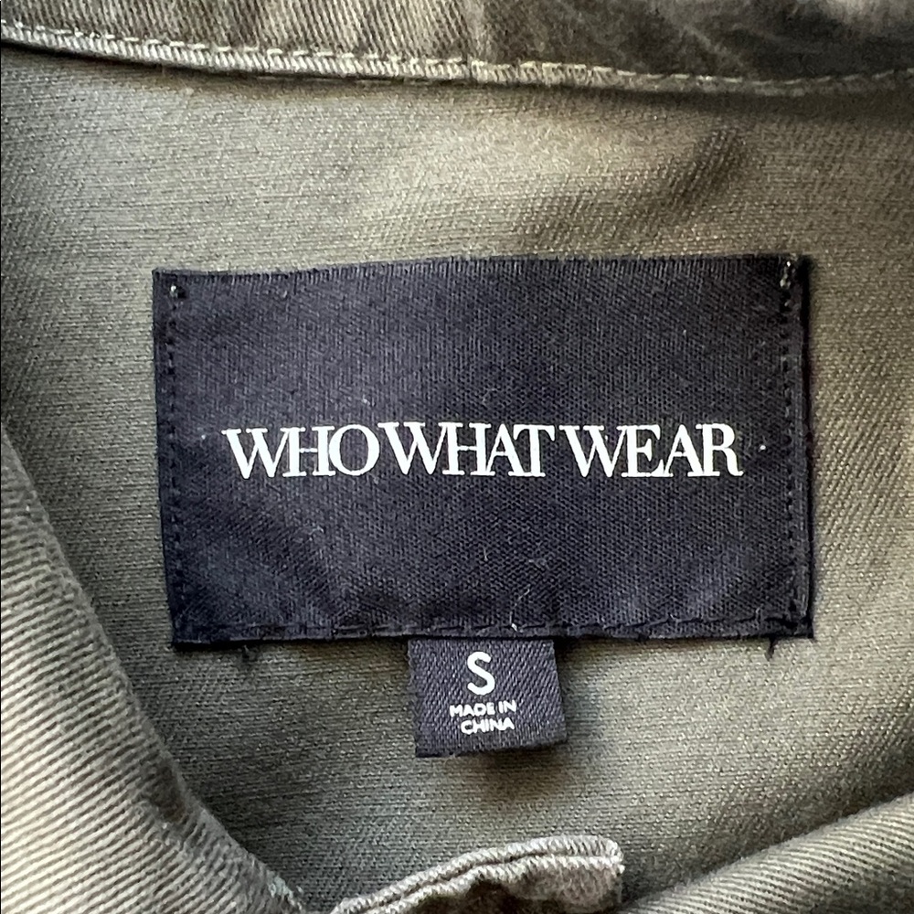 Olive Green Button Up Jacket - image 4